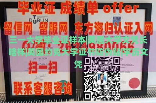 三一大学毕业证样本|美国大学文凭长啥样|英国约克大学证书防伪贴|学历文凭